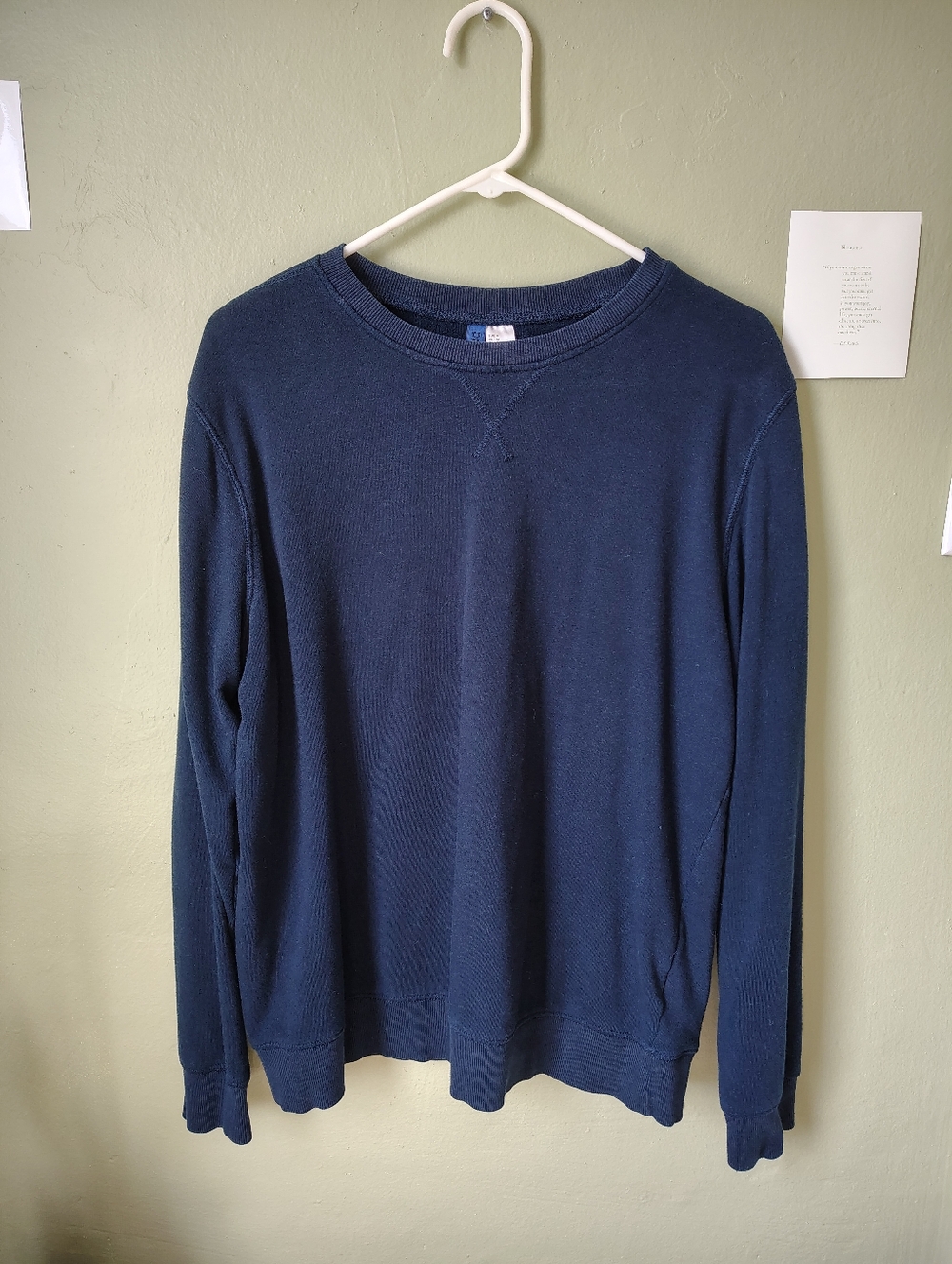 ☀️5/$25☀️ H&M Divided Basics Women's Medium Dark Blue Sweatshirt
